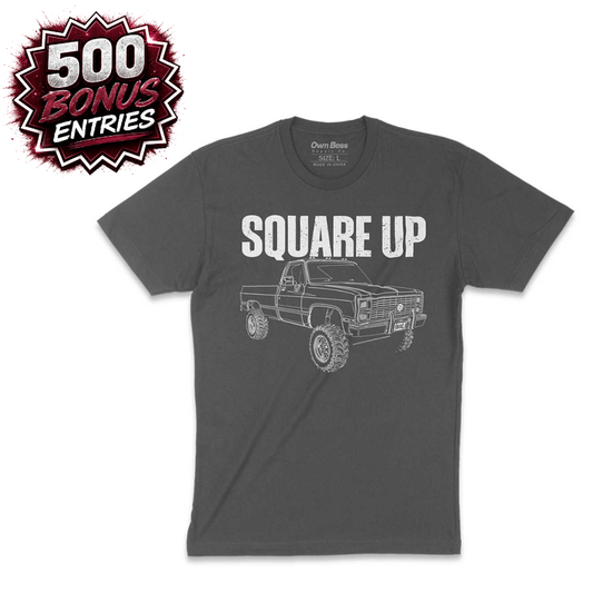 Square Up Tee | 500 Bonus Entries