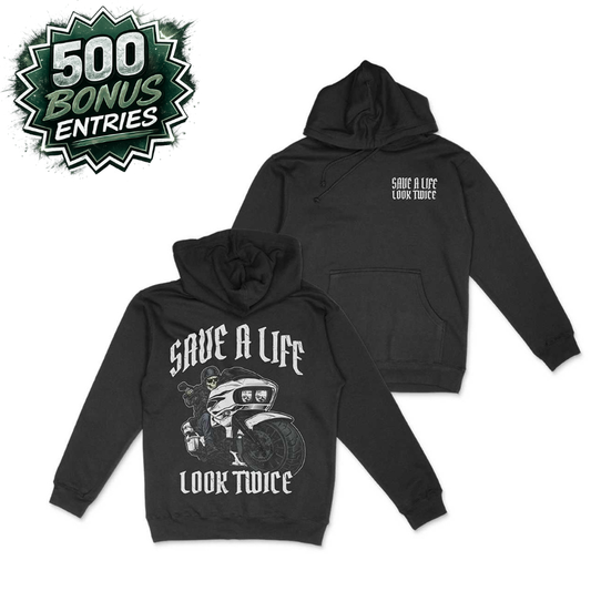 Save a Life Look Twice Hoodie