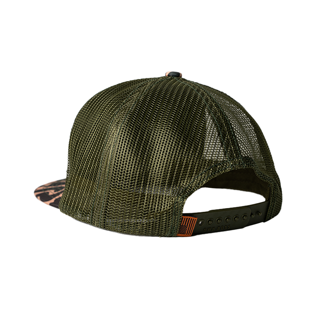 Backwoods Camo Trucker Hat