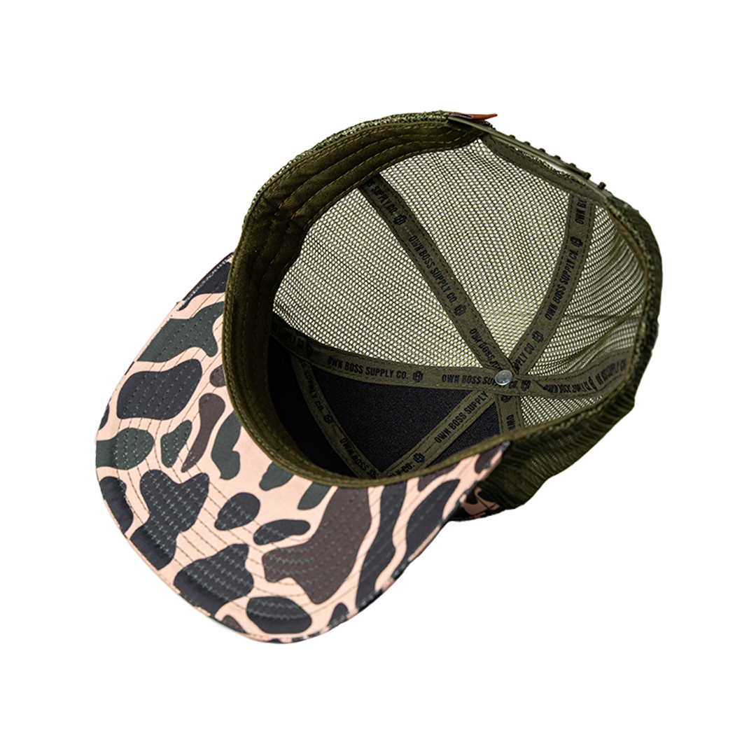 Backwoods Camo Trucker Hat