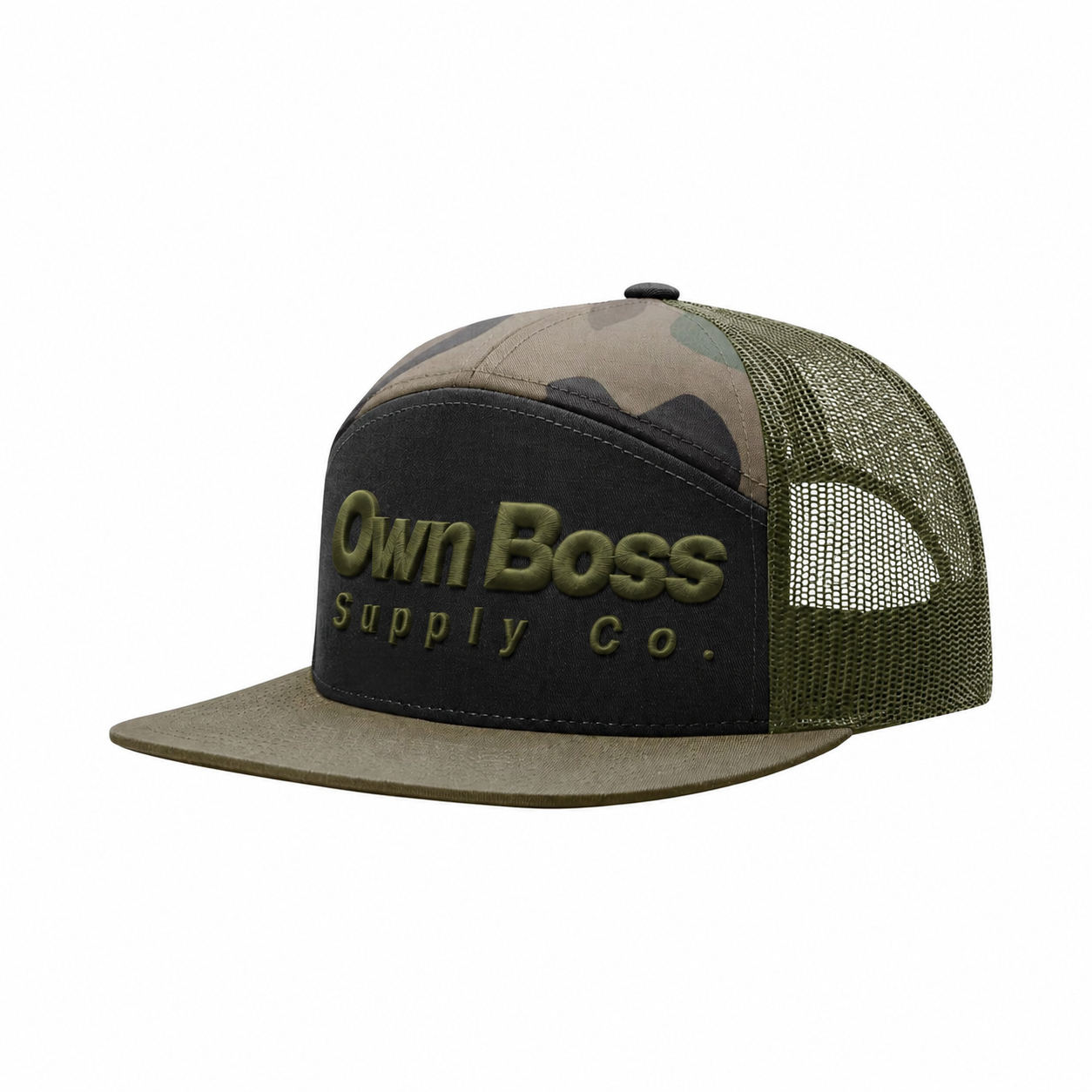 Camo Essential Flat Brim Hat