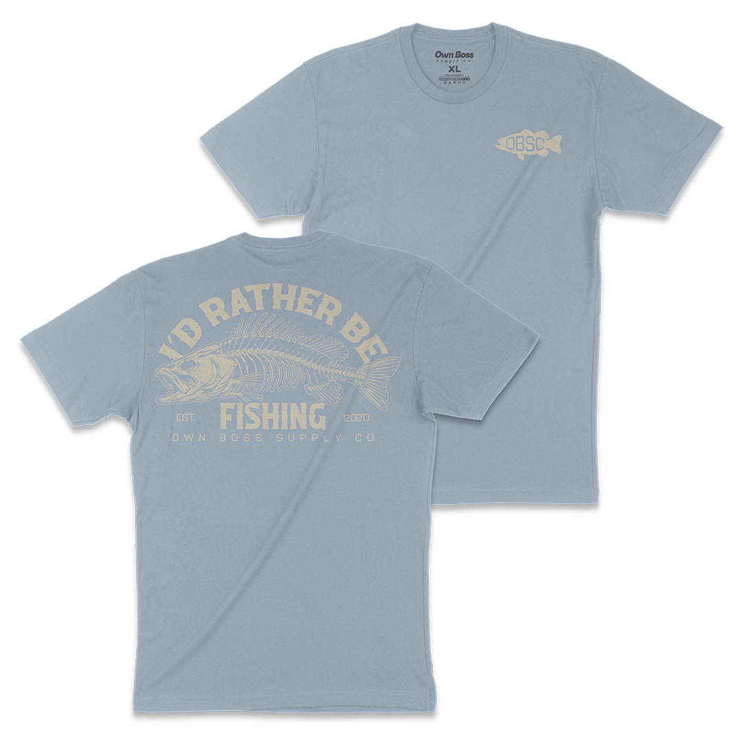 I'd Rather Be Fishing Tee