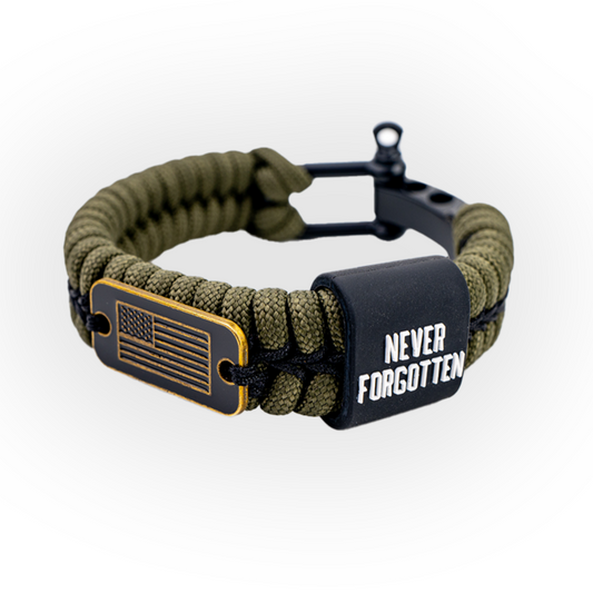 "Never Forgotten" Tactical Bracelet