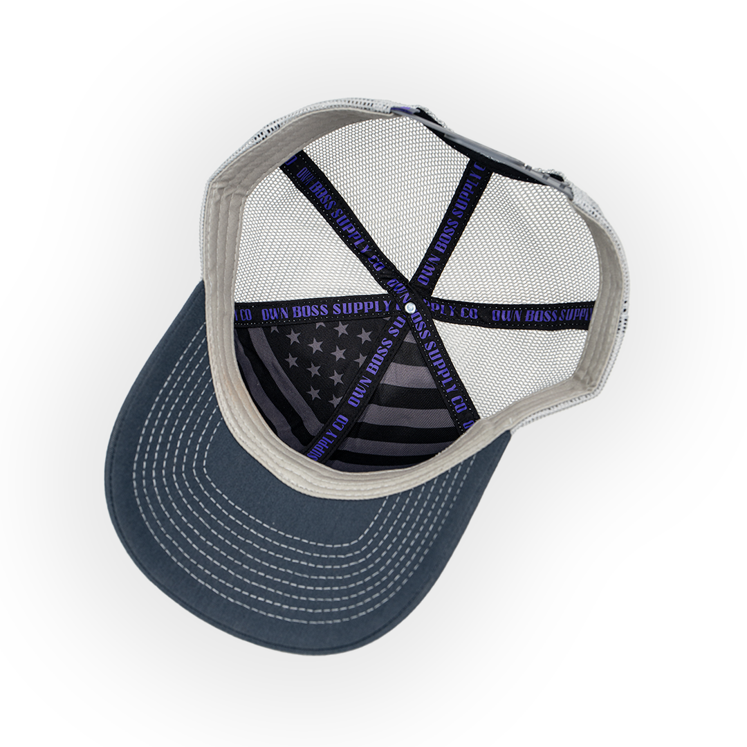Grey Emblem Hat