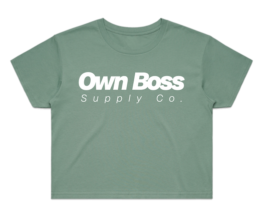Essential Relaxed Crop Top - Own Boss Supply Co
