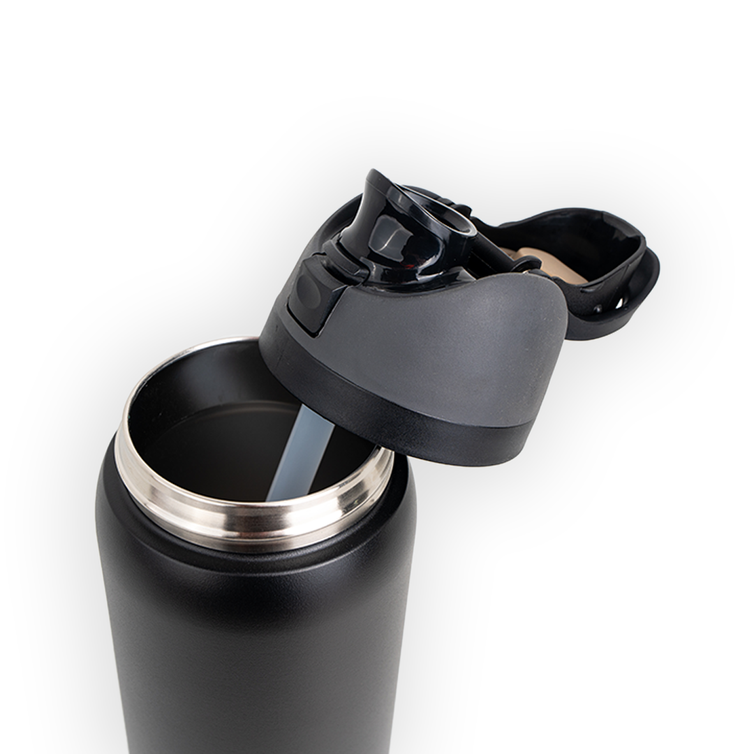 Insulated Stainless Steel Water Bottle with Straw
