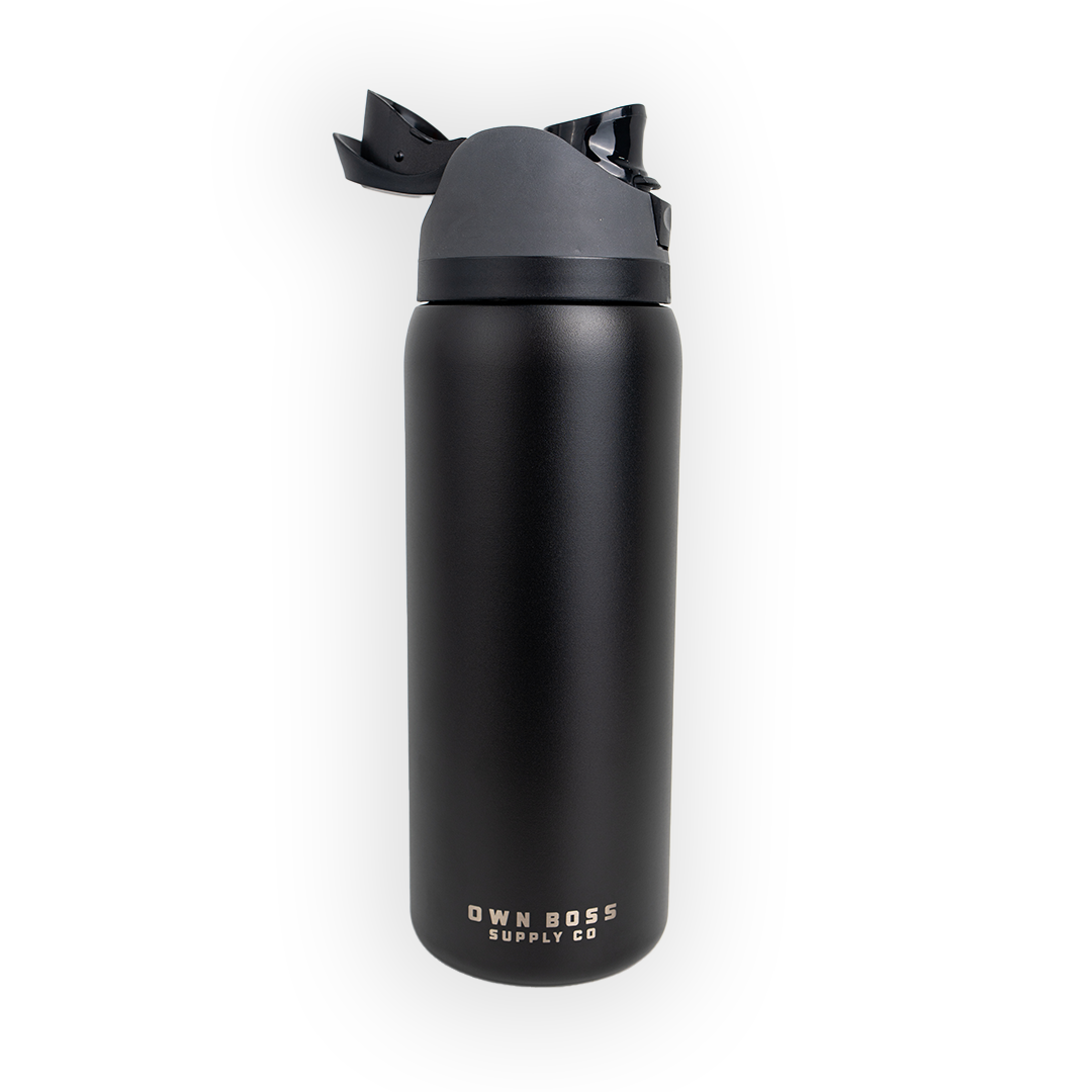 Insulated Stainless Steel Water Bottle with Straw