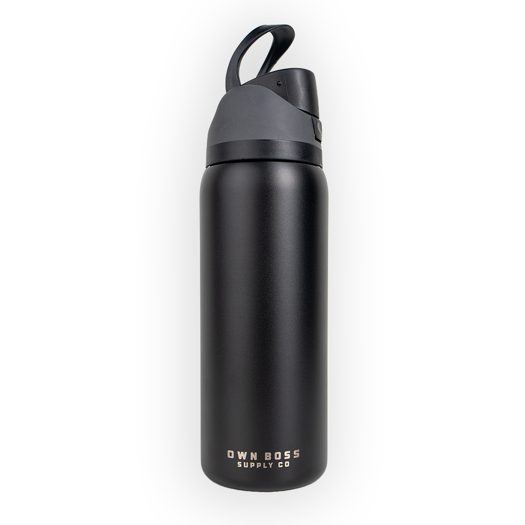 Insulated Stainless Steel Water Bottle with Straw