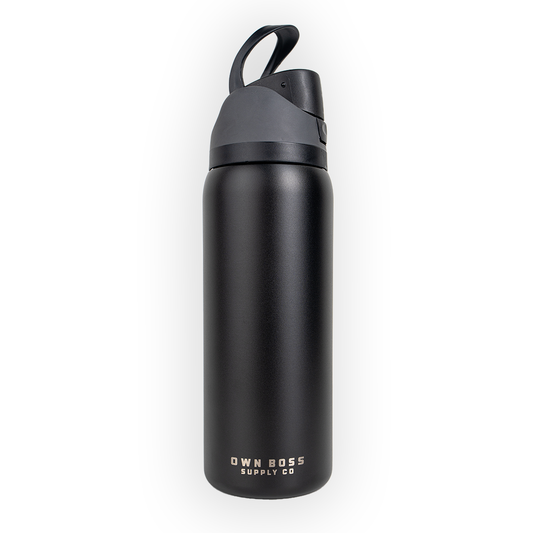 Insulated Stainless Steel Water Bottle with Straw